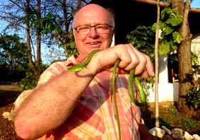 Gunto has fun with snakes...